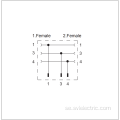 Y-kontakt M12 till M8 3-stift